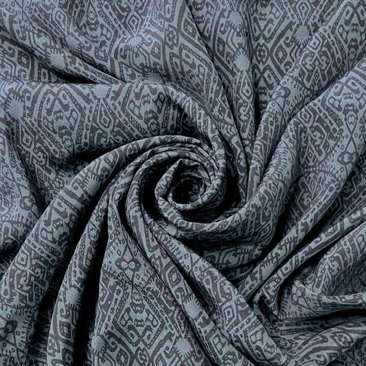 OMARA: Drap de viscose imprimé ethnique
