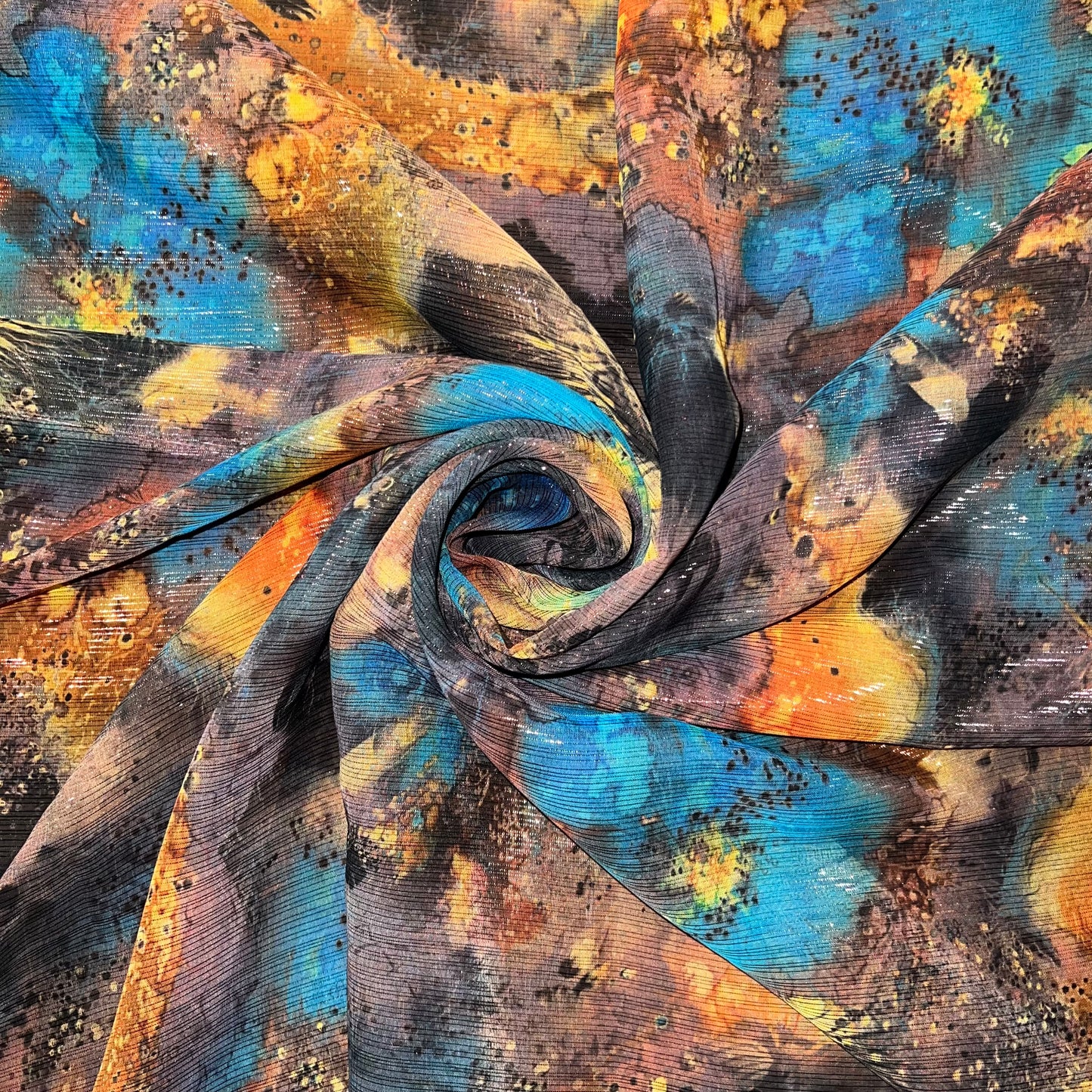 MUSE: Mousseline lamé motif onirique