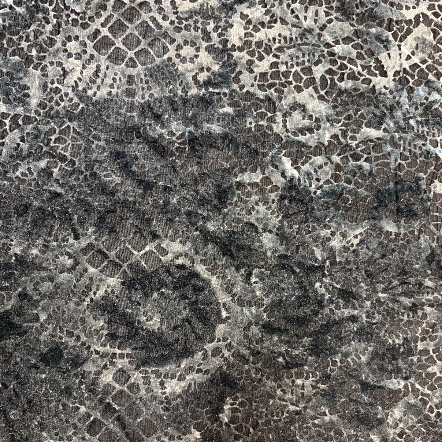 JEANNA : Jersey velours motif abstrait