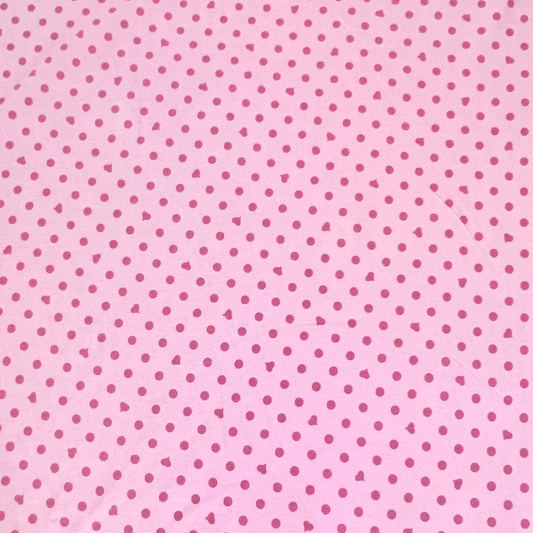 YSÉE : Maille imprimée à pois roses