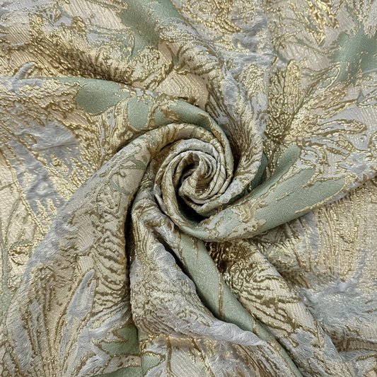 LOUIS: Brocard couture fleurs tissés