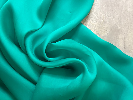 ESMERALDA: Organza de soie double épaisseur