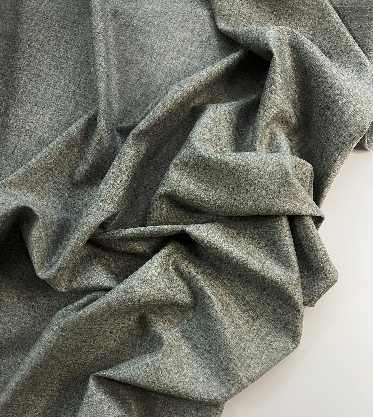 ALPINO: Laine tailleur gris chiné