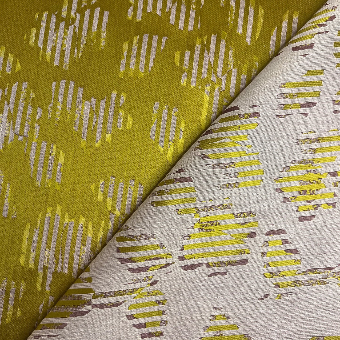 ALBA DI GIADA: Jacquard double face motif géométrique