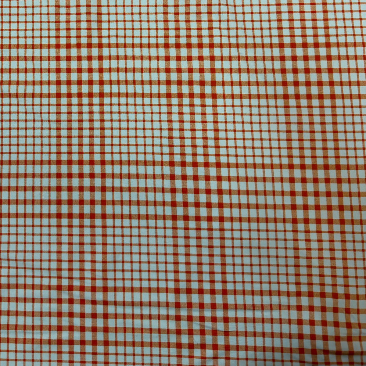 LARA : Maille imprimé damier orange