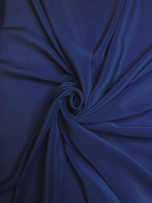 BLU CIELO PROFONDO: Crêpe de soie lavée