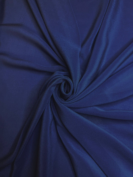 BLU CIELO PROFONDO: Crêpe de soie lavée