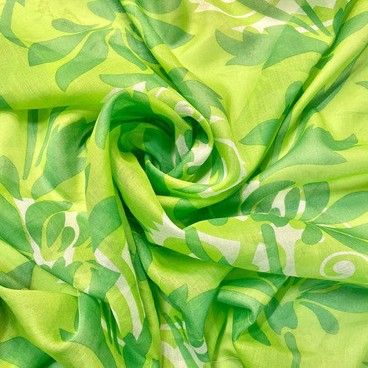 THÉODORE: Voile de coton végétal contemporain