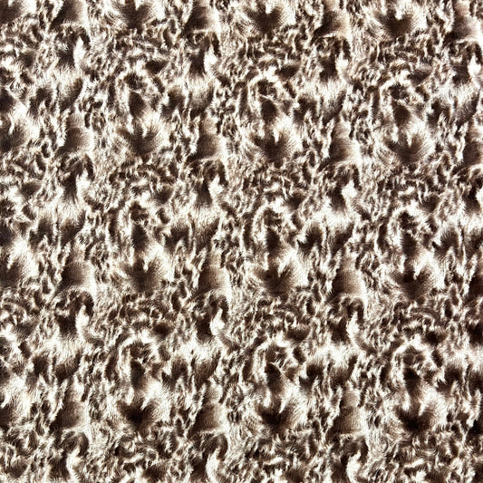 BAGHERA: Velour imprimé effet brossé