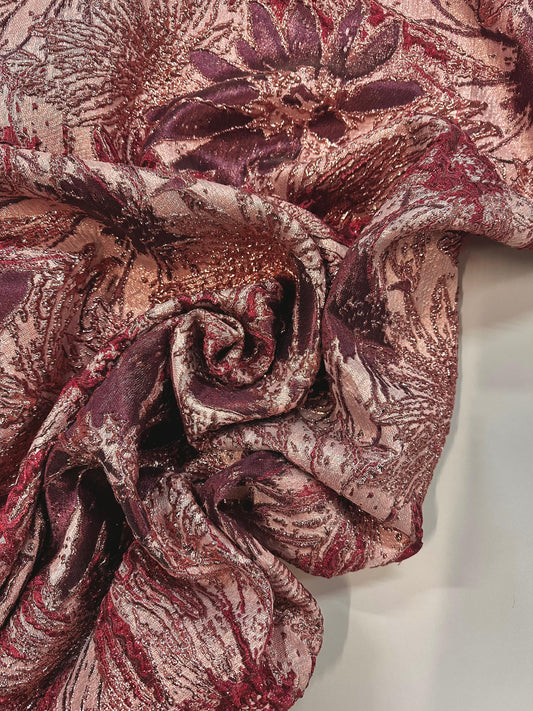 MELHIA: Brocard couture fleurs tissés