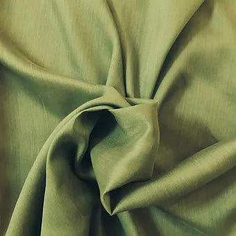 JULIE: Algodón de seda verde, rojo, amarillo, verde agua y negro