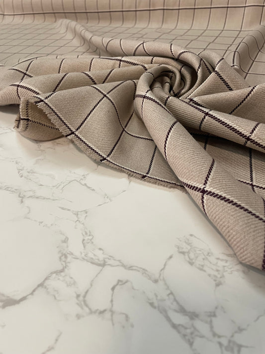 Sergey de laine à carreaux