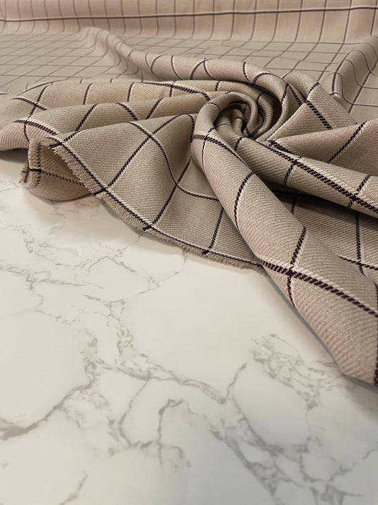 Sergey de laine à carreaux