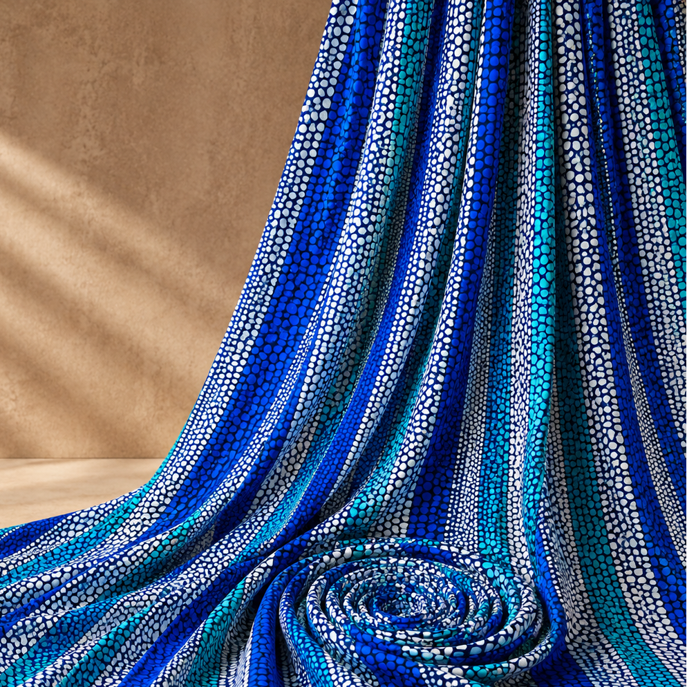 RAYLIA: Maille imprimée Rayure et Pois