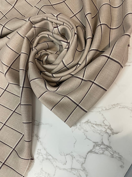 Sergey de laine à carreaux