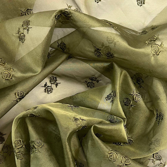 GIARDINO: Organza brodée