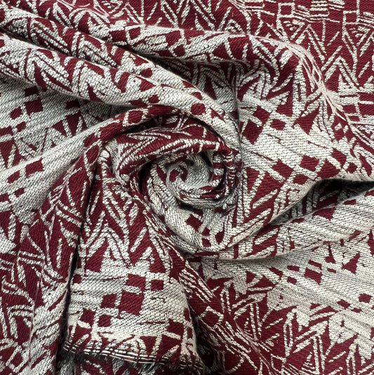 ZAN : Jacquard à motif éthique touche de lurex