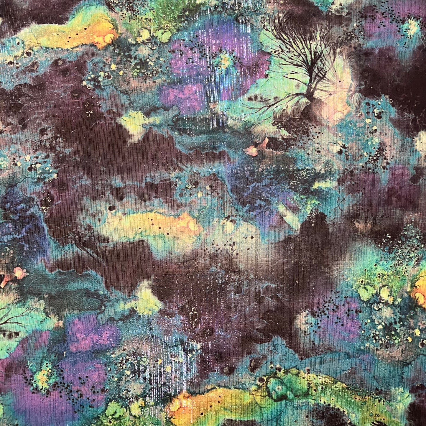 MUSE: Mousseline lamé motif onirique