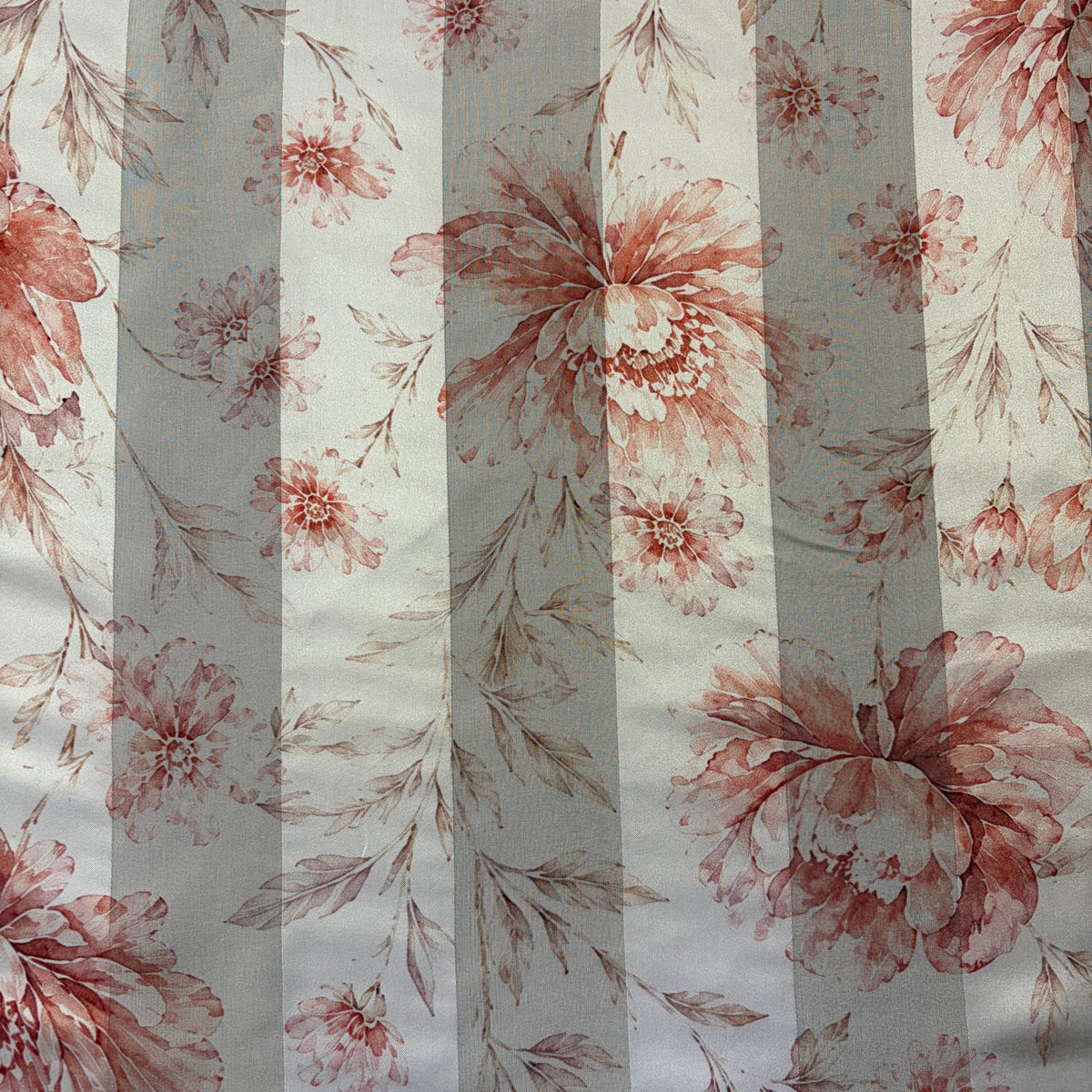 ROSALYA : Bande satin à fleur rouge