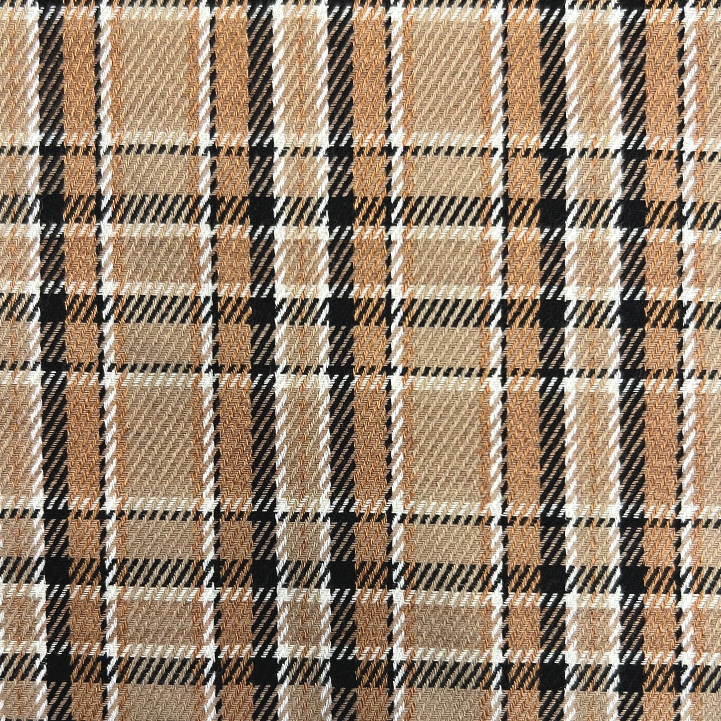 ELARA: Tissu coton toile tissé motif tartan écossais
