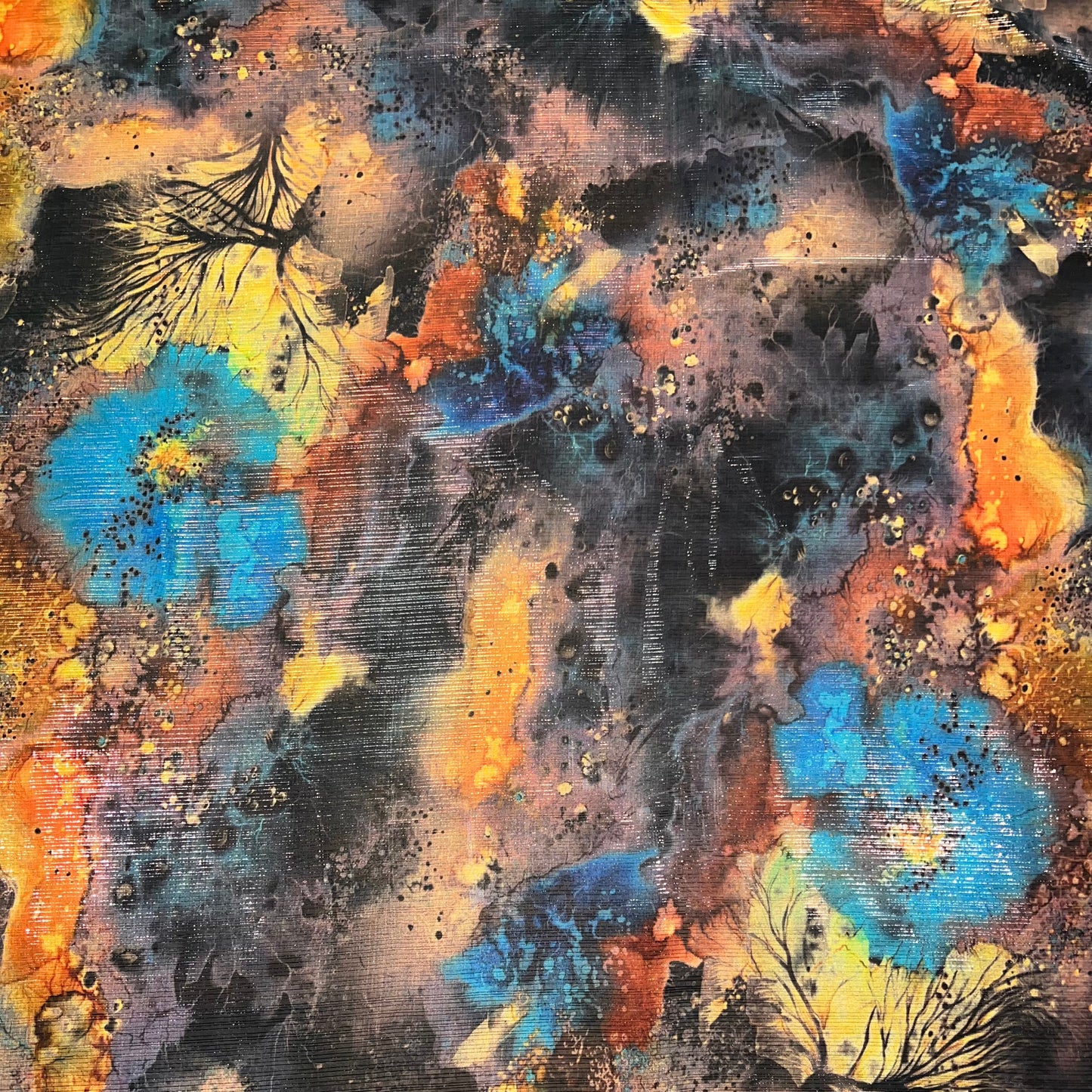 MUSE: Mousseline lamé motif onirique