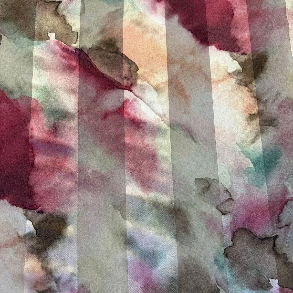 ÉlORINE : Bande satin à motif abstrait