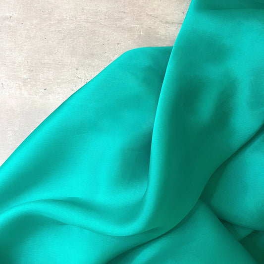 ESMERALDA: Organza de soie double épaisseur - Tiss'ART