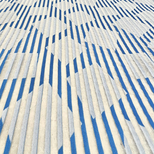 NEPTULA: Organza jacquard irisé - Tiss'ART