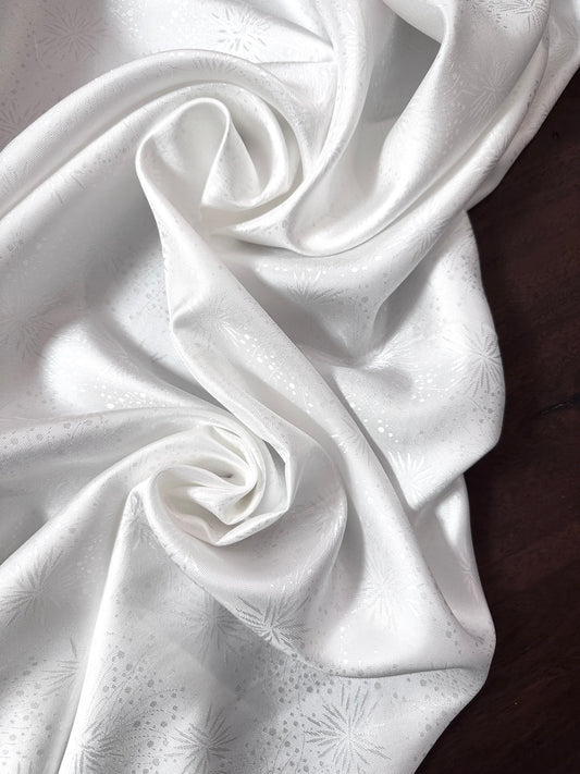 SELENE: jacquard de soie sur twill