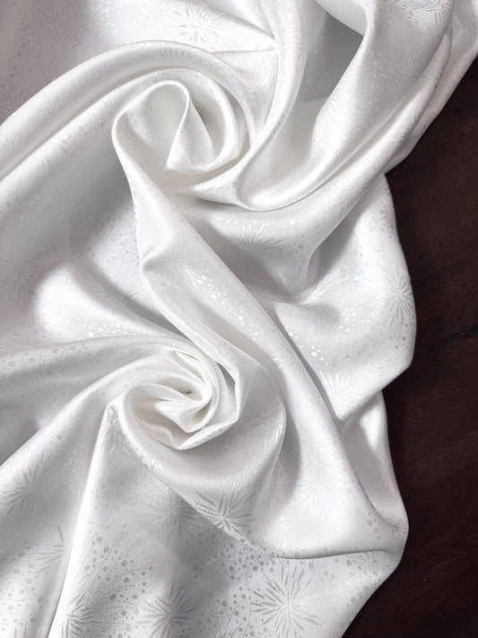 SELENE: jacquard de soie sur twill