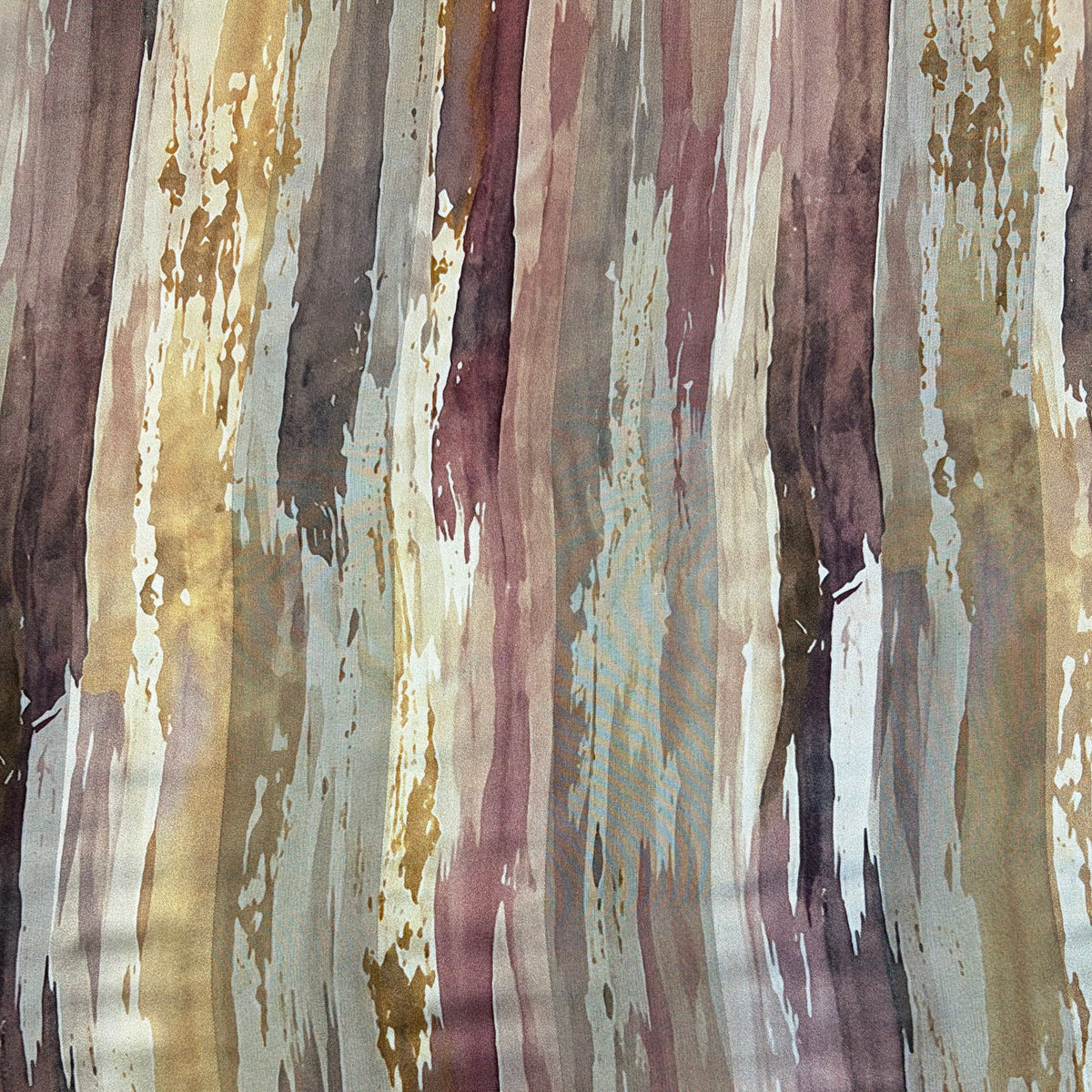 MANA : bande satin à motif abstrait