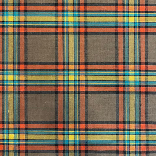 NOÉ: Toile de laine fine tartan écossais