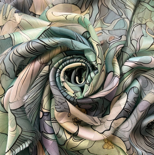 Victoire: bande satin à motif art artistique