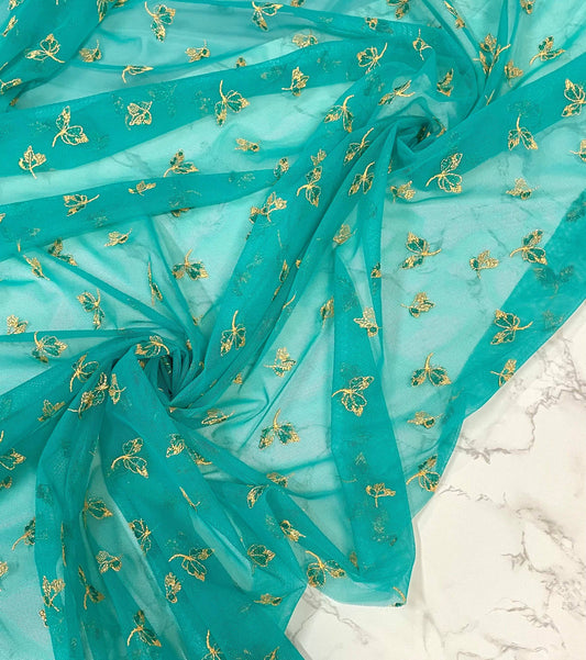 TUQO: Tulle bi-stretch brodé