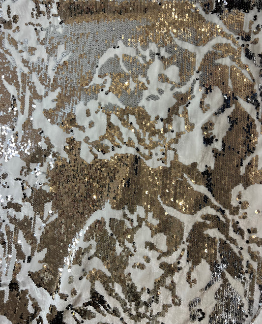 GIORGIA: velour brodée avec sequins