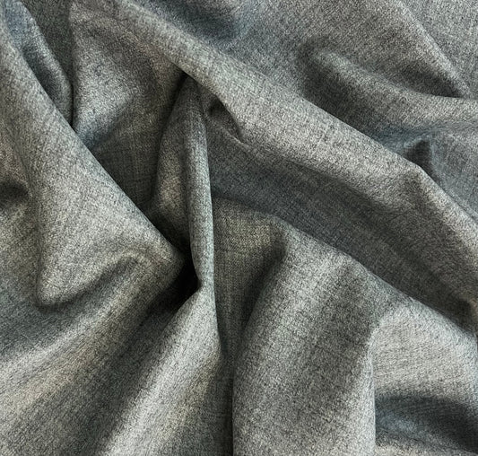 ALPINO: Laine tailleur gris chiné