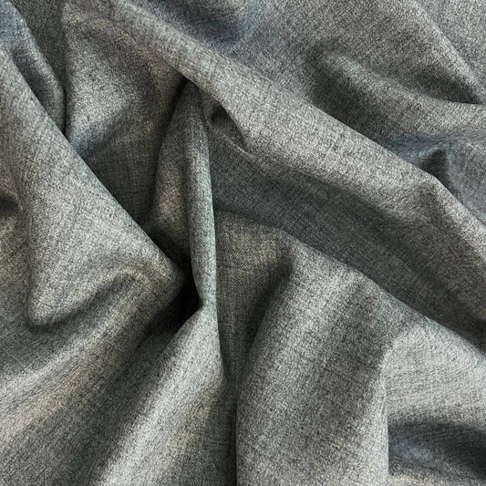 ALPINO: Laine tailleur gris chiné