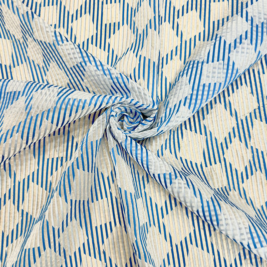 NEPTULA: Organza jacquard irisé