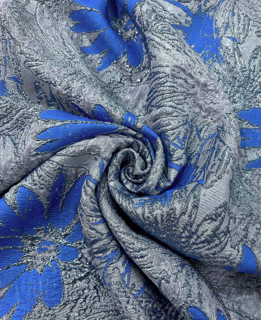 LENNY: Brocard couture fleurs tissés