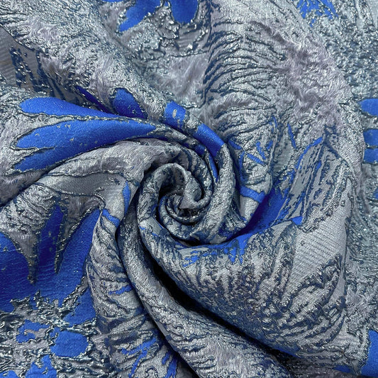 LENNY: Brocard couture fleurs tissés