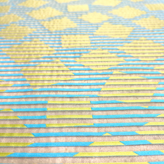 NEPTULA: Organza jacquard irisé