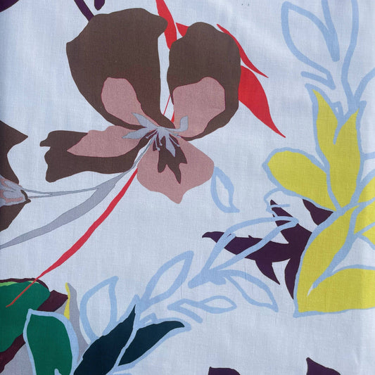 CAMÉLIA: Toile de Coton imprimé florale