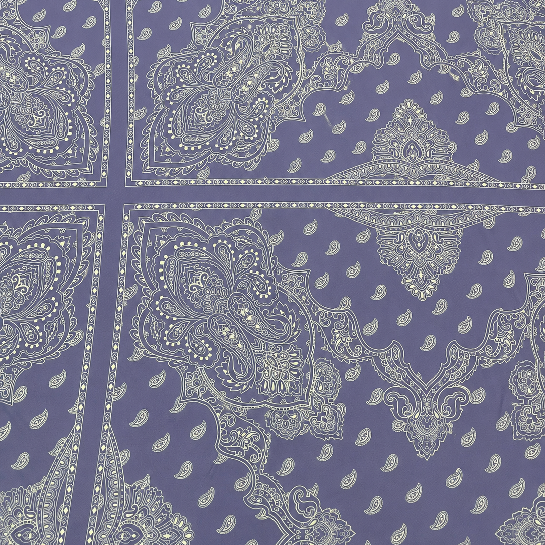 Clytia : Satin motifs paisley inspiration bandana