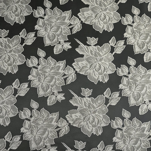 FLORIA : Jacquard stretch à motif floral