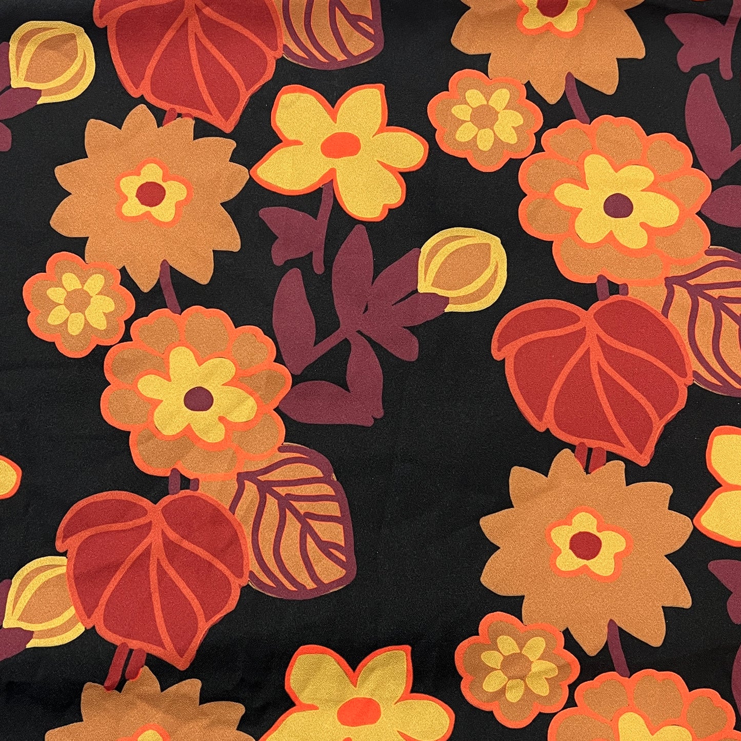 COUPON : TROPICAL SUNSET imprimée florale : 4.60m