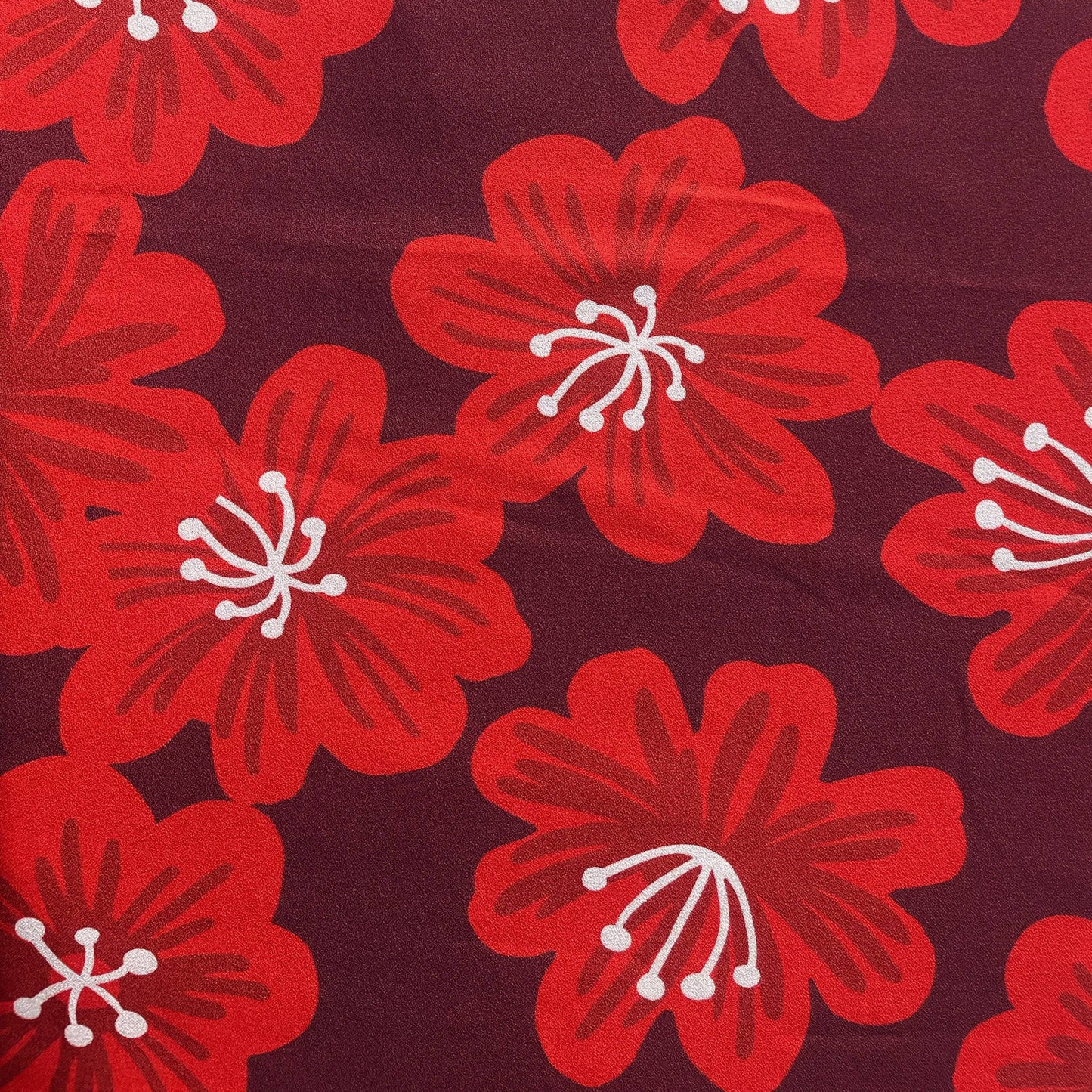 KALANI: Tropical floral print crepe