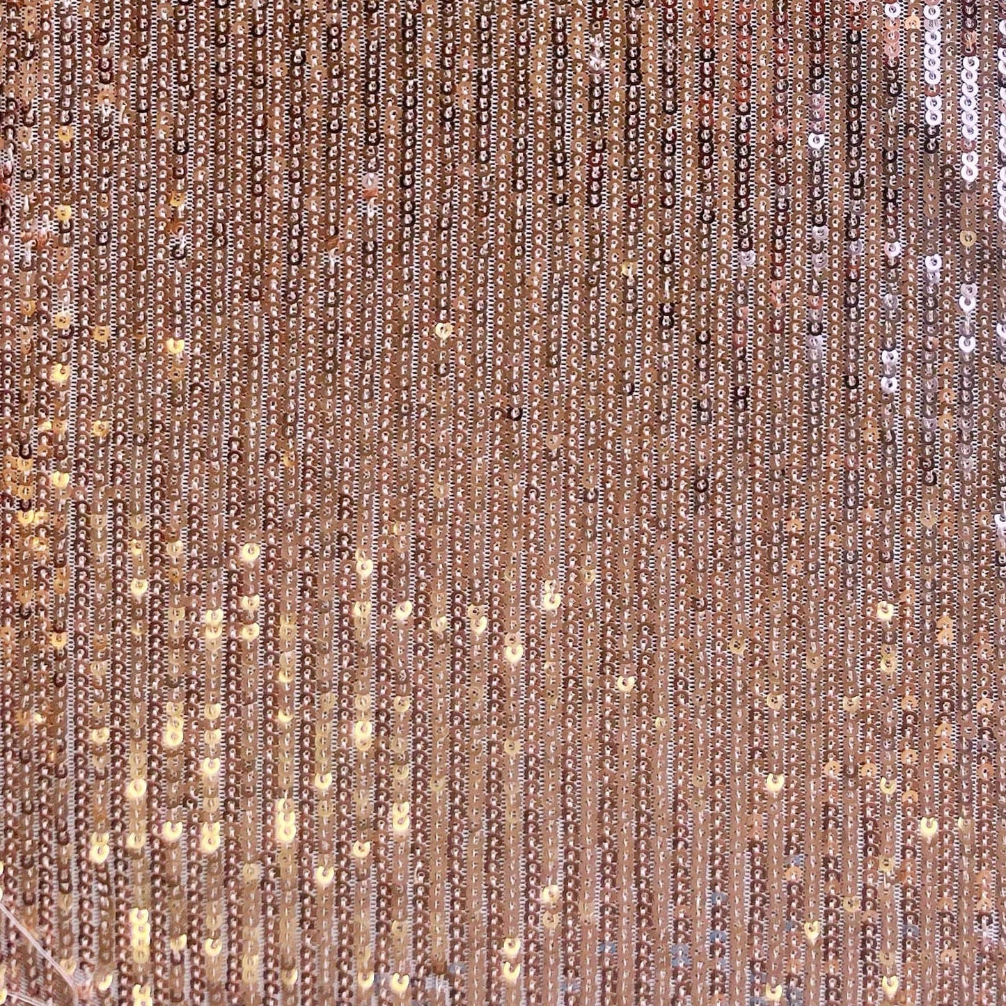AYA: Rose gold sequins embroidered on tulle
