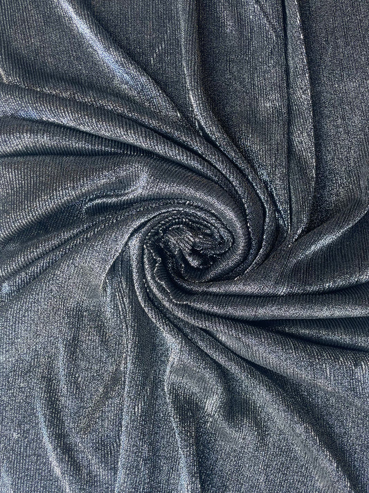 SAPHIRA: Jersey plissé Argent