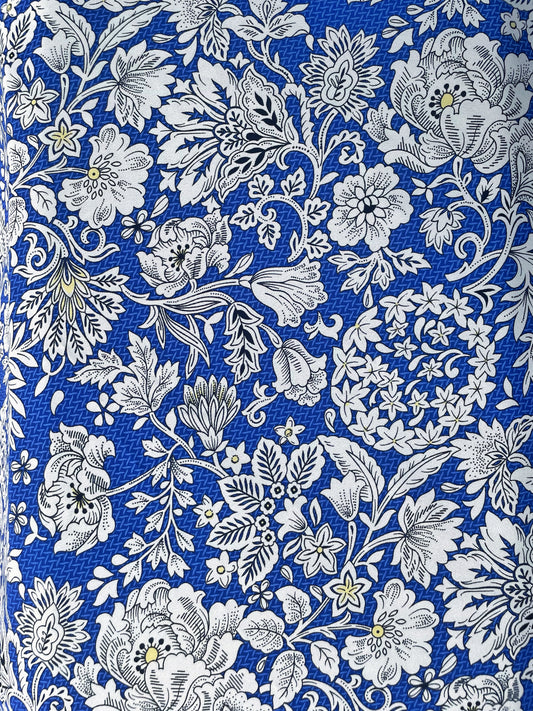 PARISA: Crêpe imprimé fleurs orientale