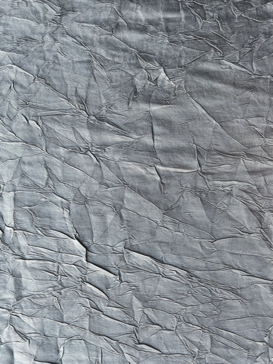 OCTAVE: Brocard effet froissé gris argenté